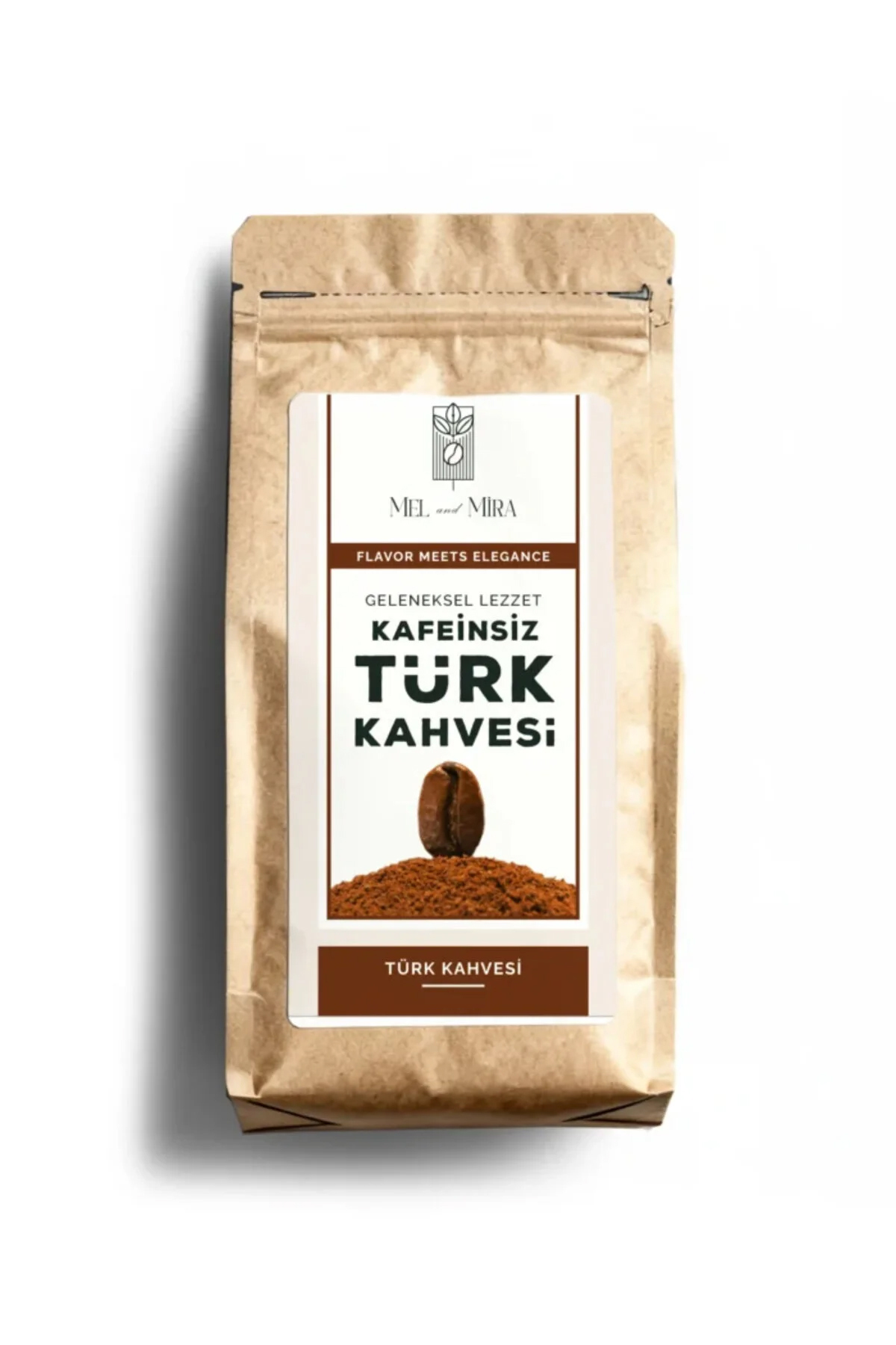 Mel and Mira Decaf Turkish Coffee 200g, Kafeinsiz Türk Kahvesi