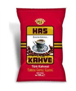 has kahve Has Türk Kahvesi 100 Gr (Kırmızı Paket Türk Kahvesi)