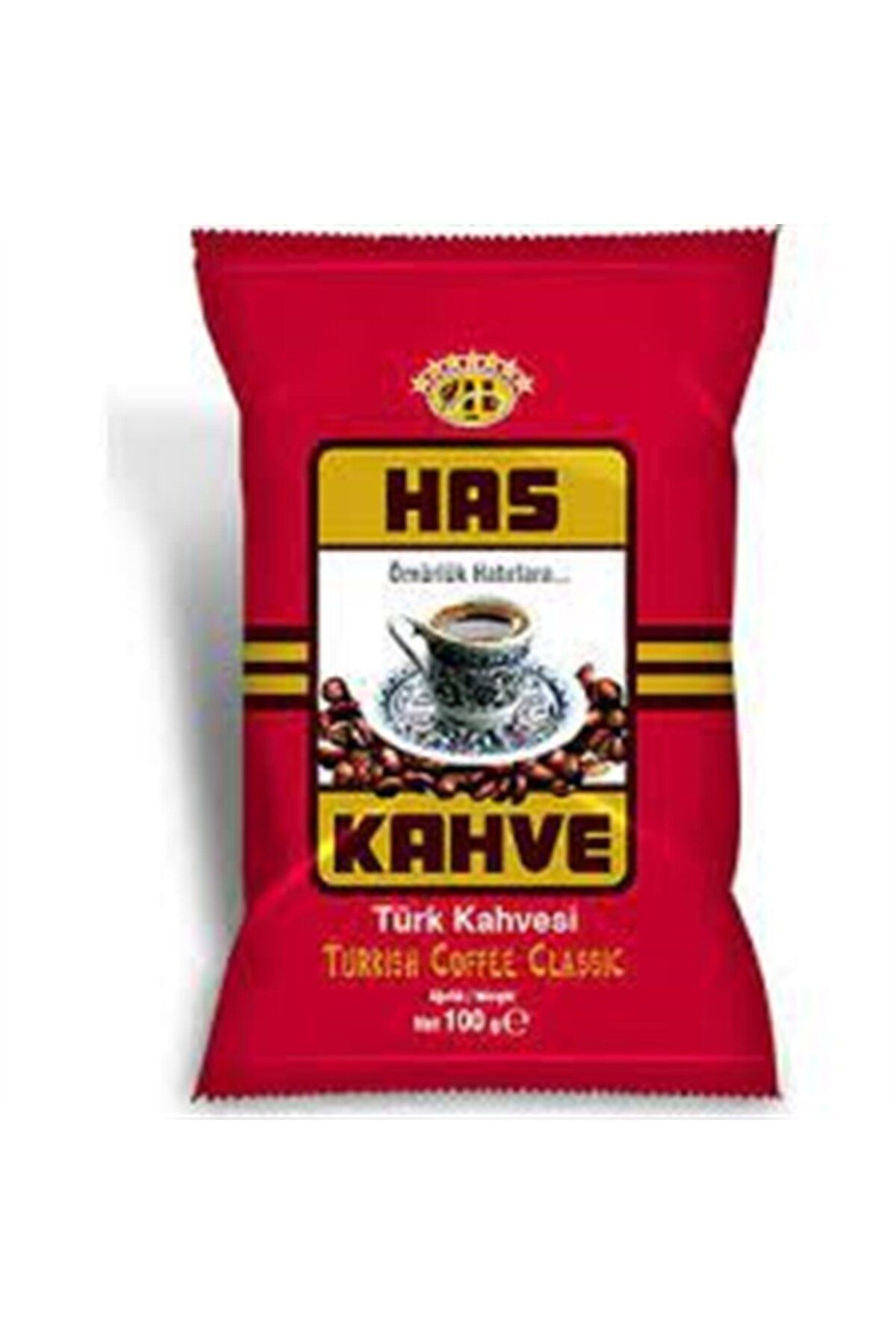 has kahve Has Türk Kahvesi 100 Gr (Kırmızı Paket Türk Kahvesi)