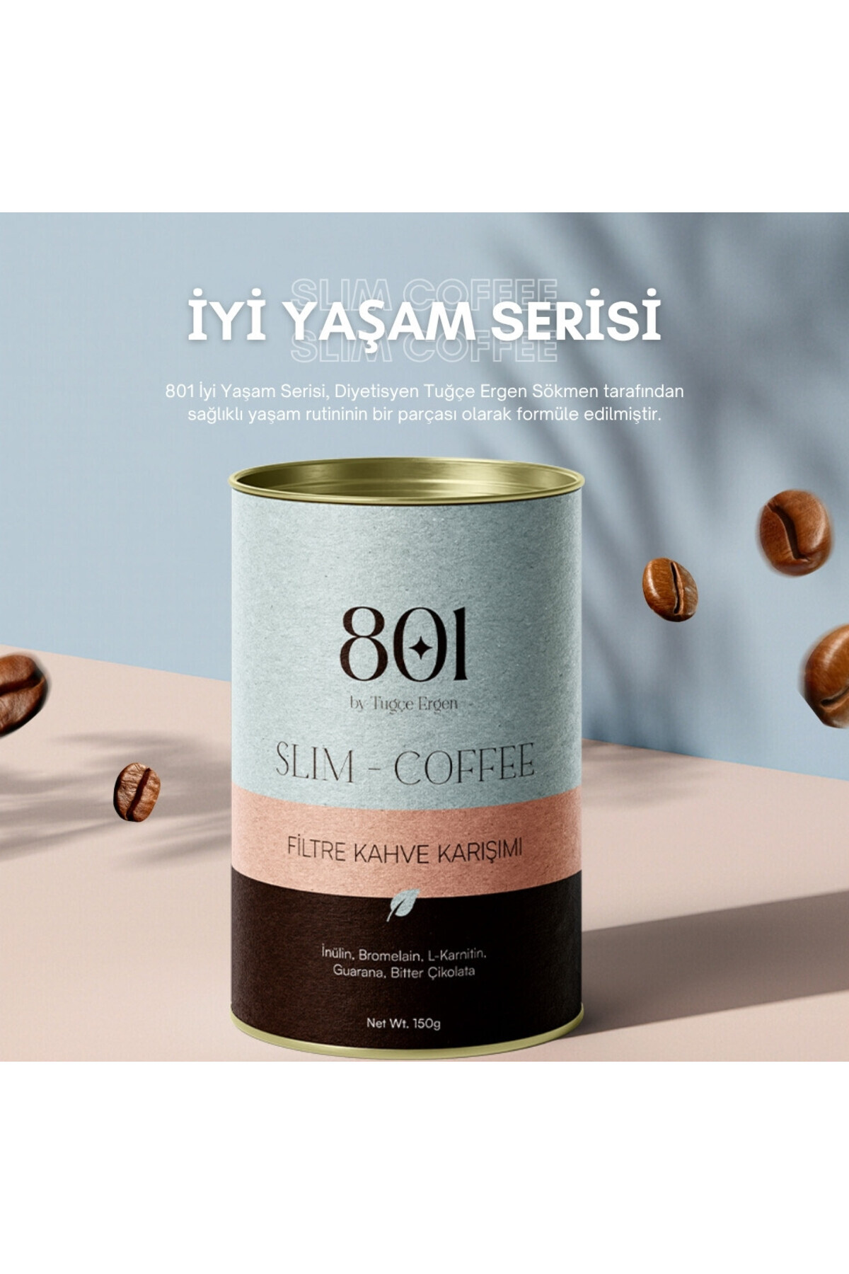 801BYTUGCE L- Karnitin Ve Bromelain Slim Filtre Kahve 801 By Tuğçe Ergen Sökmen