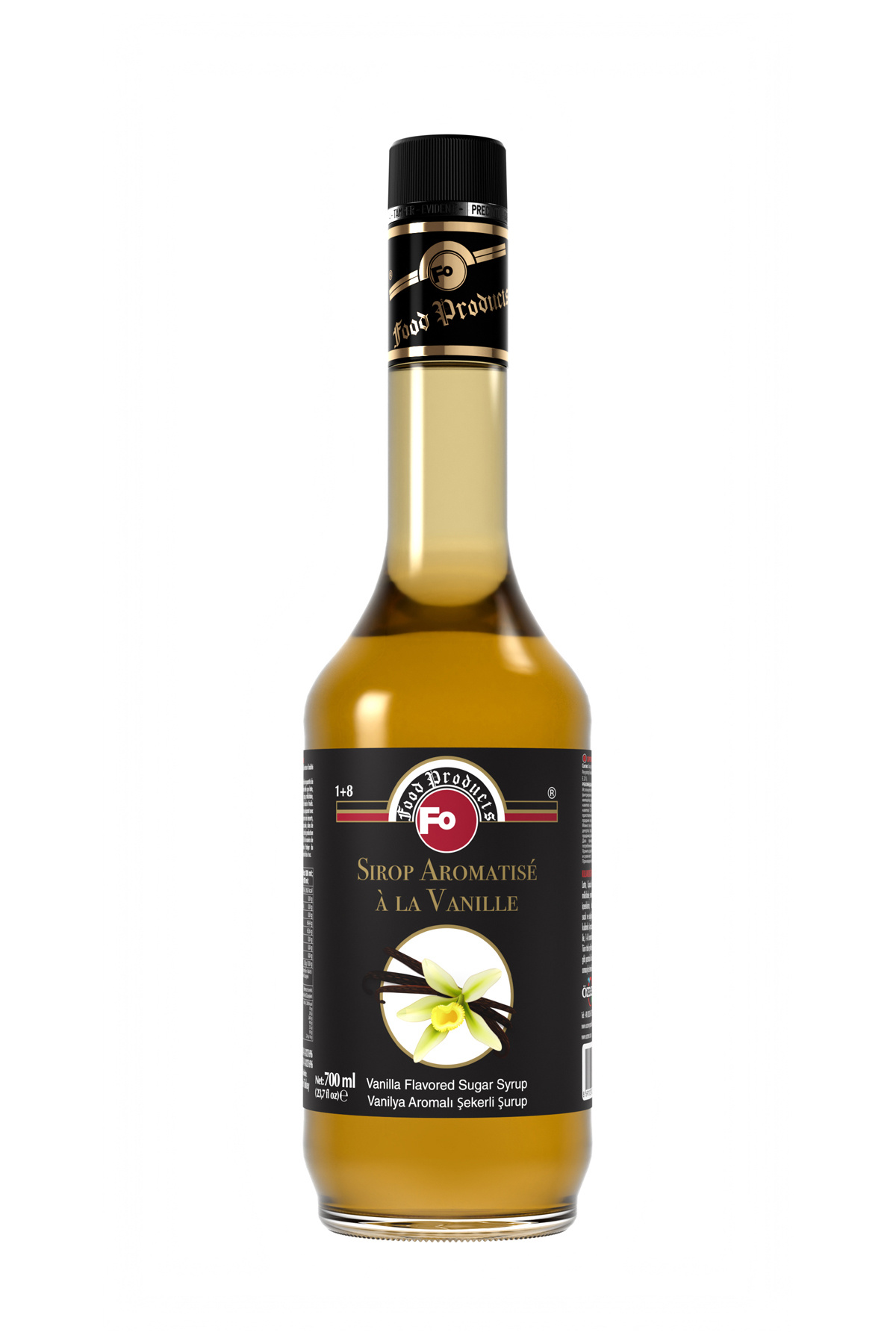 FO Vanilya Aromalı Şurup - Şekerli 700 ml