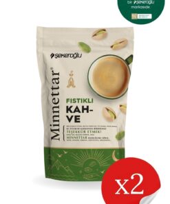 Şekeroğlu Minnettar Fıstıklı Kahve 2 X 165 gr ( 2 Paket )