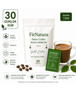 FitNatura Inülin & Bromelain Gold Detox Coffee – 30 Günlük Kür -