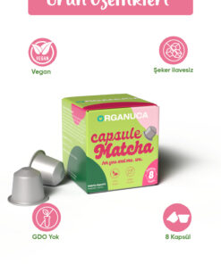 Organuca Sade Matcha Kapsülü 8'li | Nespresso Uyumlu