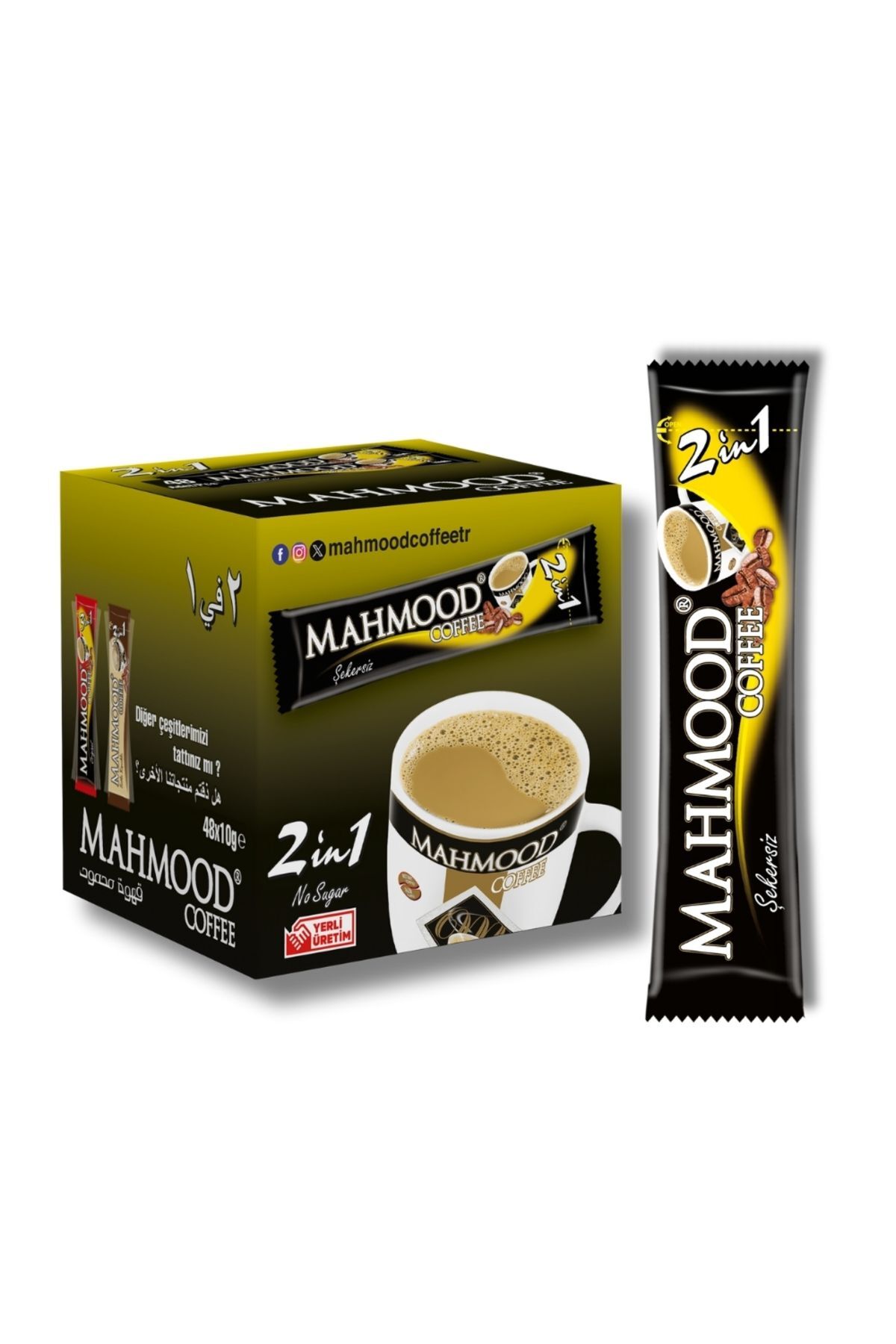 Mahmood Coffee 2si 1 Arada Hazır Kahve 48 Adet X 10 gram