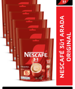 Nescafe 3ü1 Arada Original Çözünebilir Kahve 17,5g 10'lu Paket 10X6