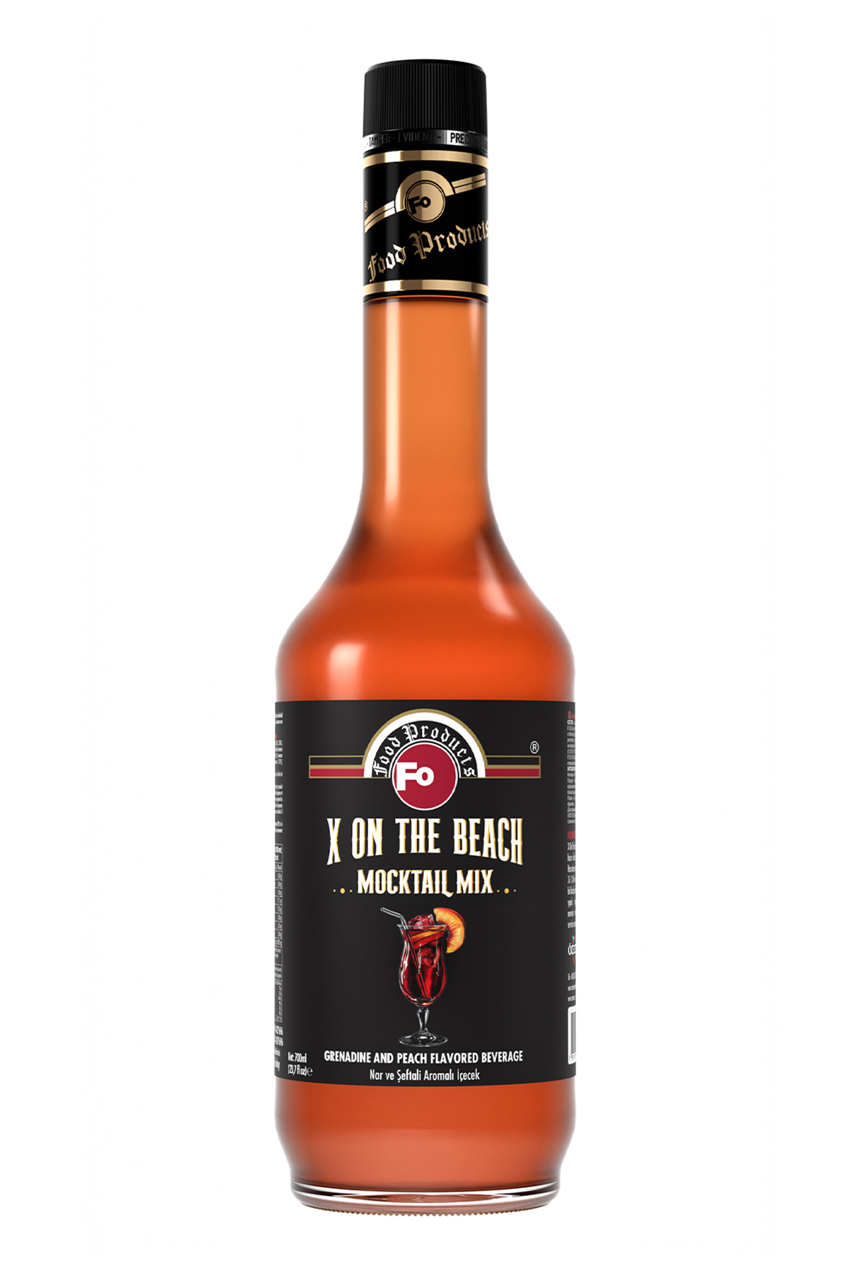 FO Nar ve Şeftali Aromalı İçecek - X On The Beach 700 ml