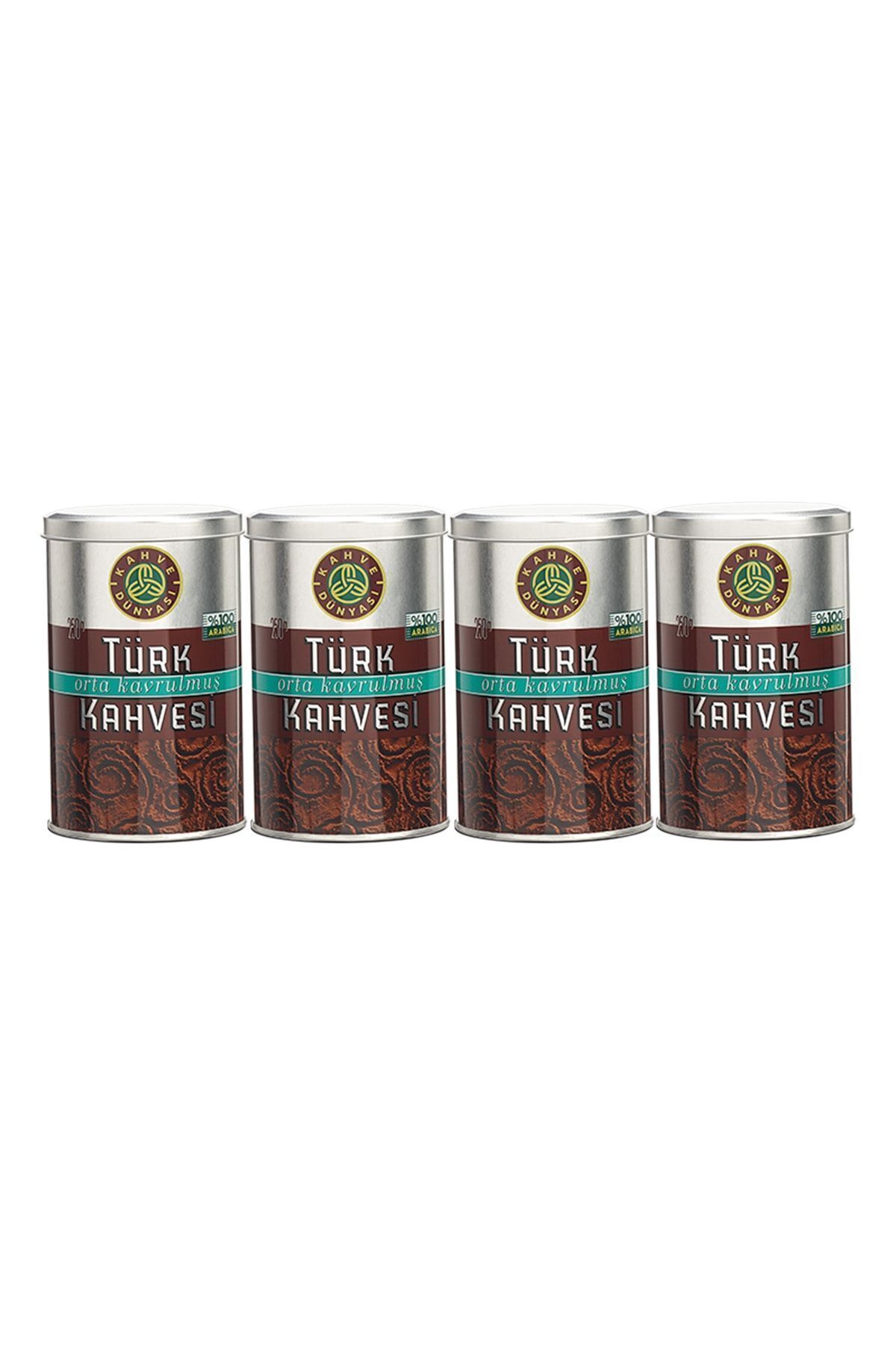 Kahve Dünyası 4'lü Orta Kavrulmuş Türk Kahvesi 250g