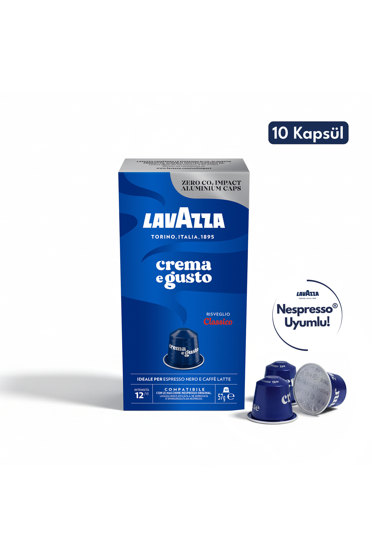 LavAzza Crema E Gusto 10'lu Paket | Nespresso Uyumlu Kapsül Kahve