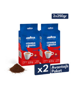 LavAzza Crema E Gusto Öğütülmüş Filtre Kahve 250 GR | 2'li Avantajlı Paket