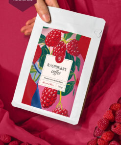Mim and More Raspberry Coffee - Ahududu Aromalı Kahve Filtre Kahve, 200 gr