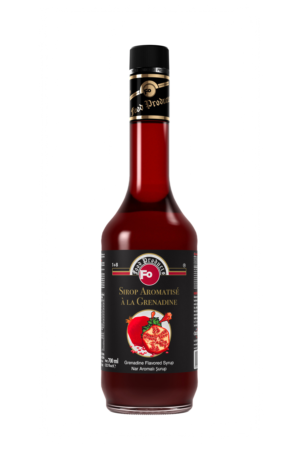 FO Nar Aromalı Şurup Şekerli 700 ml