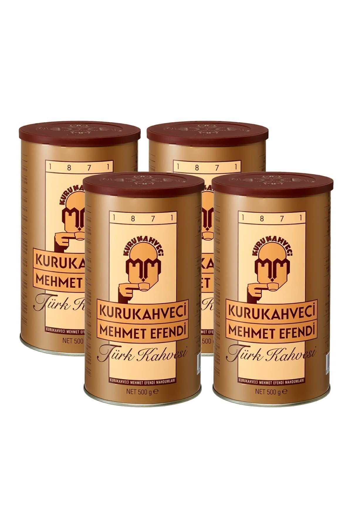 Mehmet Efendi Türk Kahvesi 4 X 500 gr - Teneke