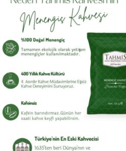 Tahmis Tek Paket Toz Menengiç Kahvesi 100 Gr