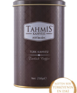Tahmis Türk Kahvesi Orta Kavrulmuş 250 gr Teneke Kutu 1635'ten Beri