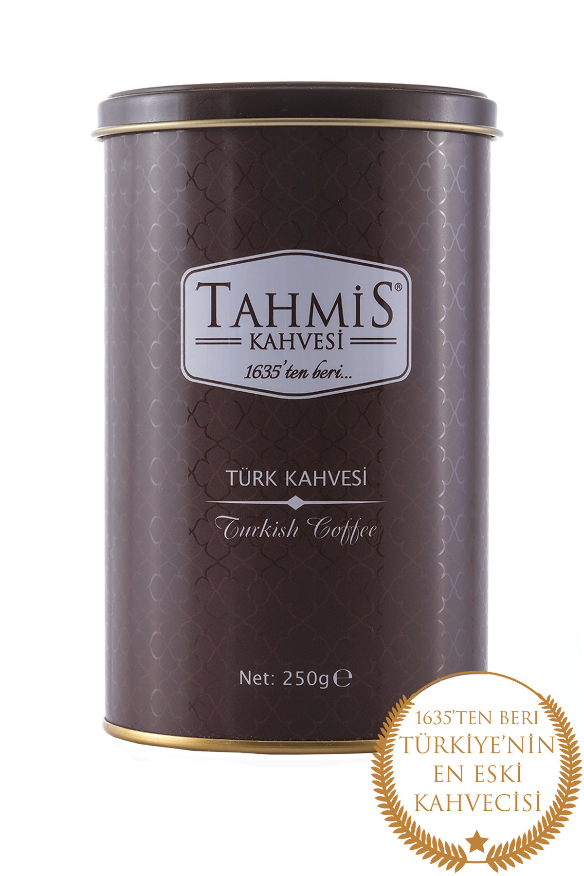 Tahmis Türk Kahvesi Orta Kavrulmuş 250 gr Teneke Kutu 1635'ten Beri