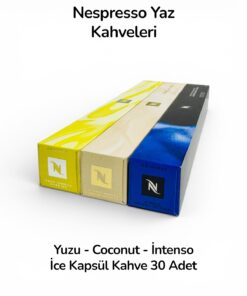 Nespresso Yaz Kapsül Kahveleri İce Coconut - Yuzu - İntenso 30 Adet