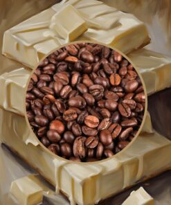 Mim and More White Chocolate Coffe - Beyaz Çikolata Aromalı Kahve Çekirdek Kahve, 200 gr - Görsel 3