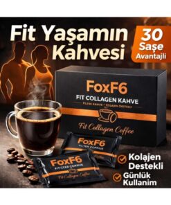 Foxf6 Fit Collagen kahve 30 Saşe Form Kahvesi Kolajen Destekli Filtre Kahve - Görsel 2