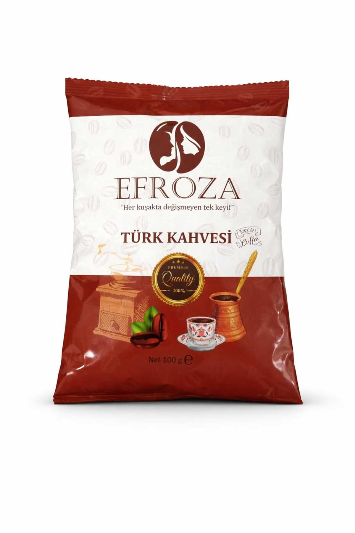 EFROZA TÜRK KAHVESİ 100GR, 0 ARABICA ORTA KAVRULMUŞ