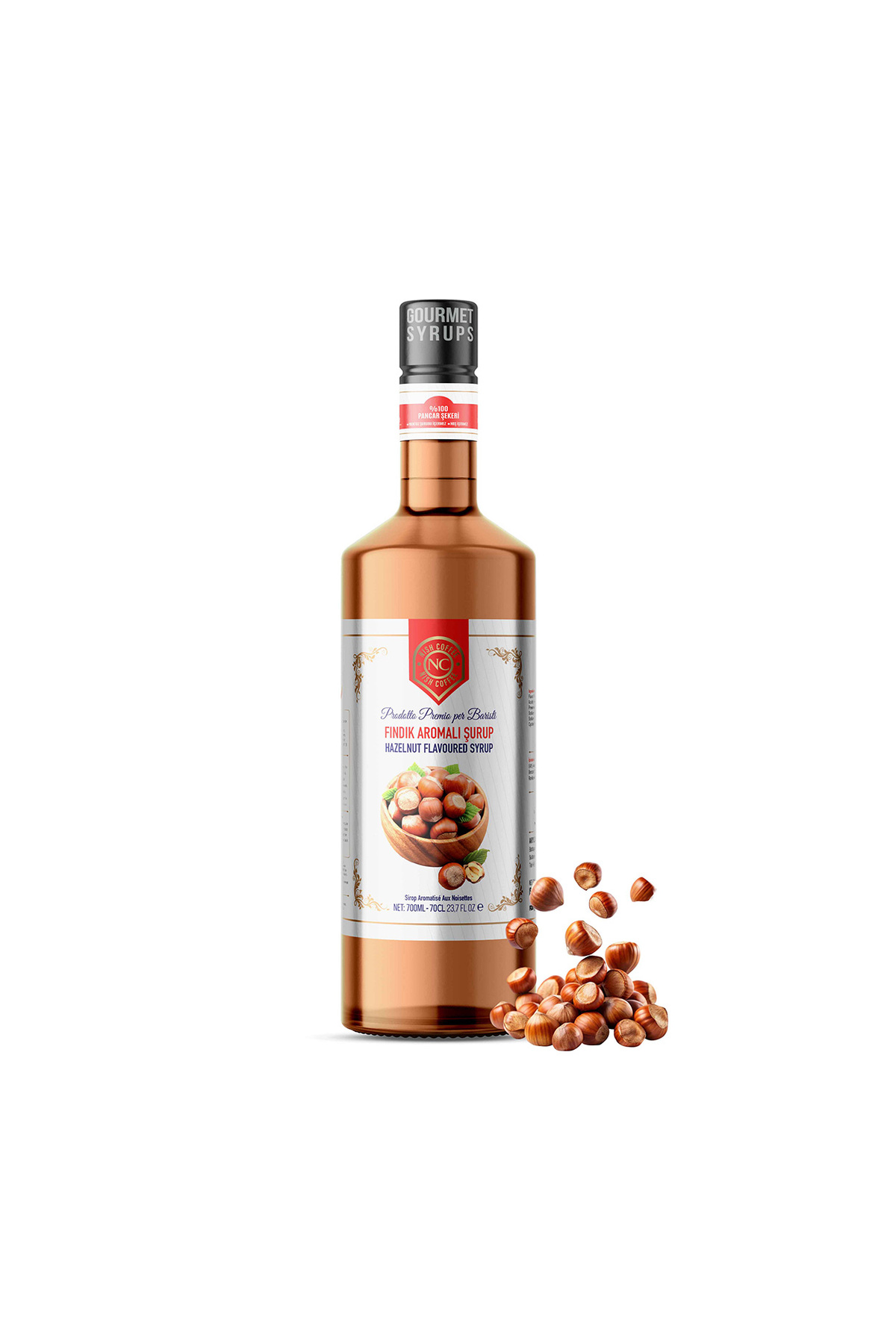 Genel Markalar Fındık Aromalı Şurup 700 ML - Pet Şişe