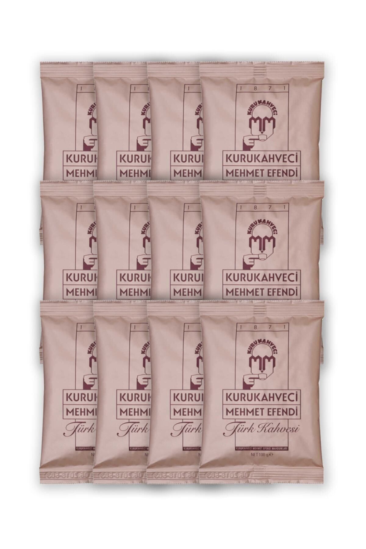 Mehmet Efendi Kurukahveci Mehmet Efendi Türk Kahvesi 100 G Folyo Ambalaj X 12 Adet 8690627021209