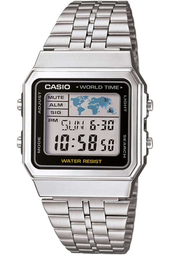 Casio A500WA-1DF RETRO ERKEK KOL SAATİ - Görsel 3