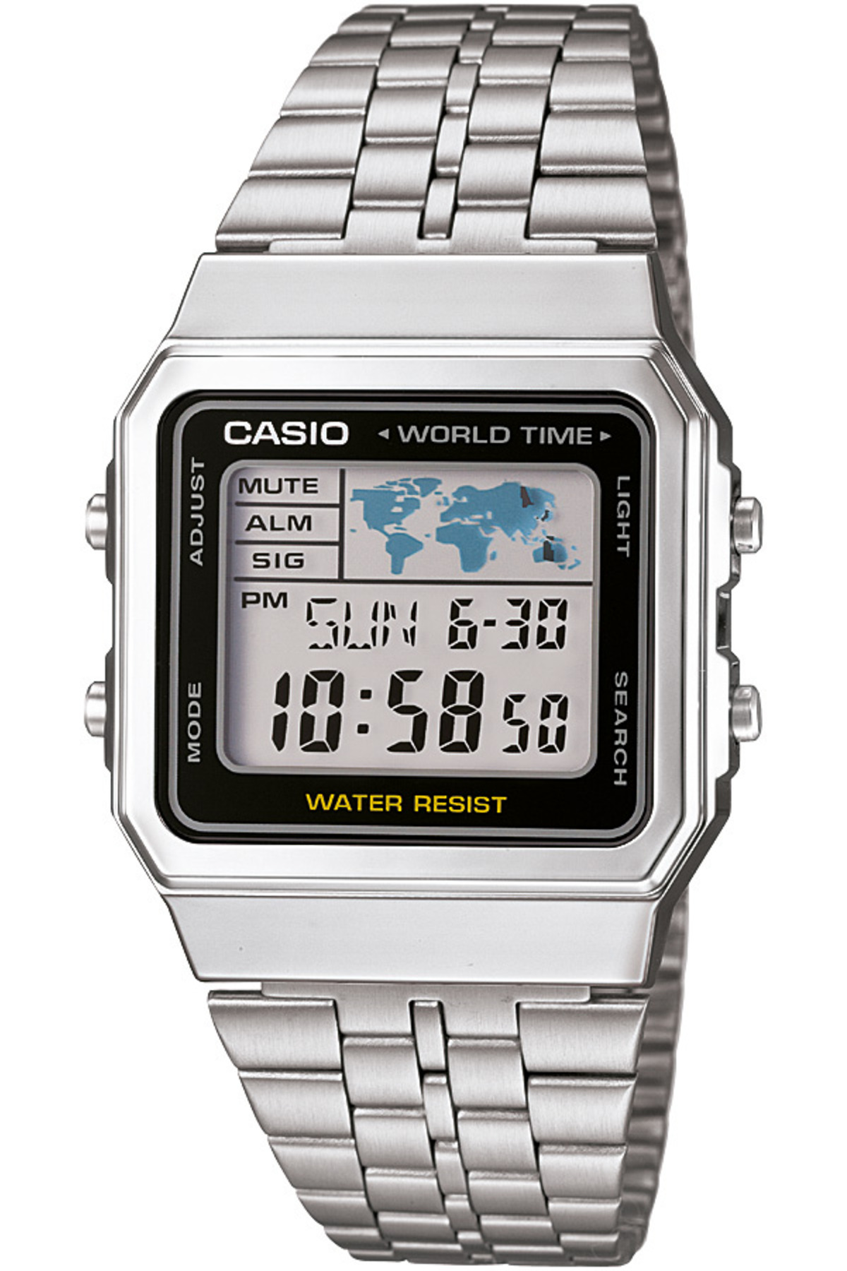 Casio A500WA-1DF RETRO ERKEK KOL SAATİ - Görsel 3