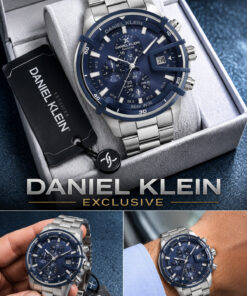 Daniel Klein Exclusive Erkek Saat Çelik Kordonlu Japon Mekanizma Özel Kutulu Şık Hediyelik Kol Saati DKE2151C4