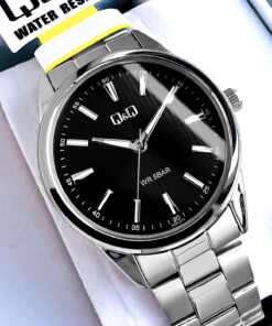 Alternative view of Q&Q Orijinal Quartz Erkek Kol Saati Gümüş Renk Çelik Kordon 5 ATM Su Geçirmez QQE2001C11