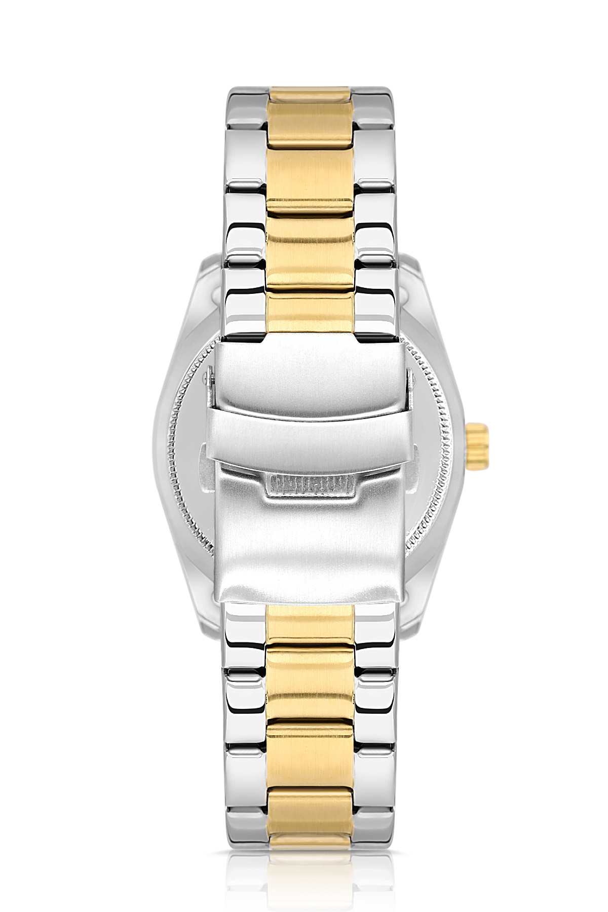 polo air Ay Gün Gösterge Takvimli Erkek Kol Saati Gold Gümüş Renk PL-7076E9x - Görsel 3