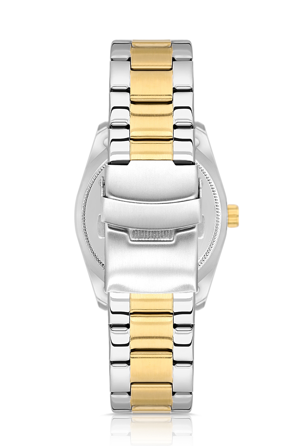 polo air Ay Gün Gösterge Takvimli Erkek Kol Saati Gold Gümüş Lacivert Renk PL-7076E7x - Görsel 3