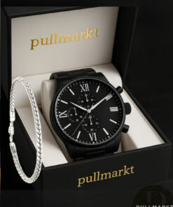 pullmarkt BABALAR GÜNÜ HEDİYESİ -Bileklik + Erkek Kol Aaati