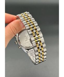 Daniel Klein Exclusive Erkek Kol Saati 3 ATM Su Geçirmezlik Gümüş & Yeşil & Gold Renk - Görsel 3