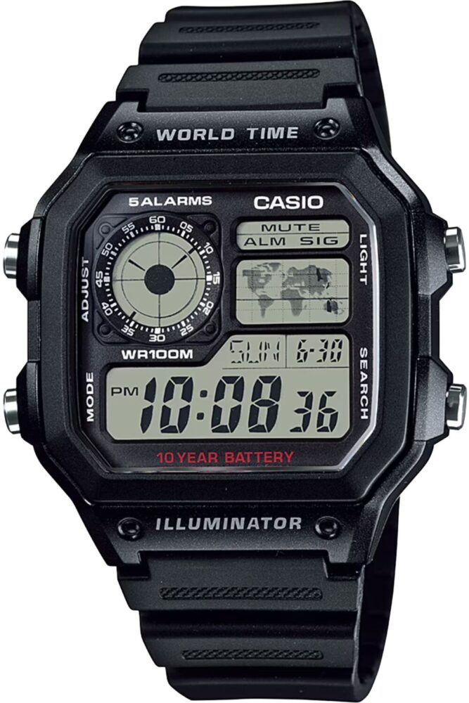 Casio Ae-1200wh-1avdf Dijital Erkek Kol Saati - Görsel 2