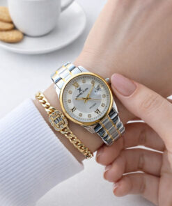 Daniel Klein Retro Kasa DanielKlein Çelik Kordon 30 Mt Suya Dayanıklı Kadın Kol Saati+Bileklik BDK.1.13623
