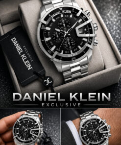 Daniel Klein Exclusive Erkek Saat Çelik Kordonlu Japon Mekanizma Özel Kutulu Şık Hediyelik Kol Saati DKE2151C5