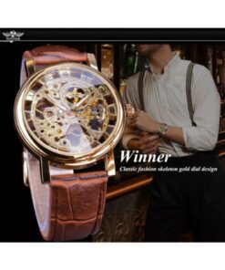 Alternative view of Sewor T-Winner Kurmalı Mekanizma Gold Renk Kol Saati