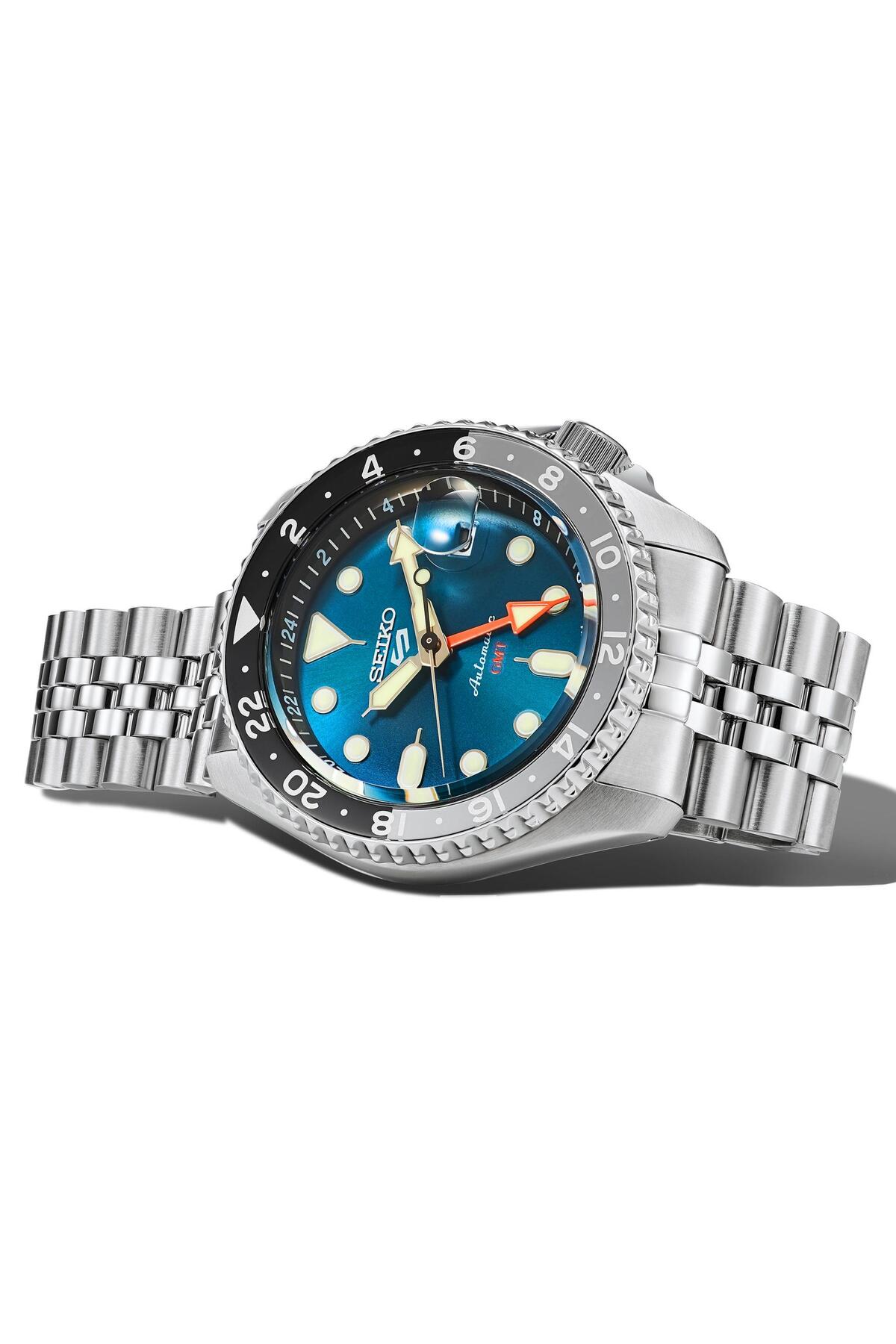Seiko 5 Sports Otomatik GMT SSK045K Erkek Kol Saati SSK045K1 - Görsel 3