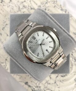 Alternative view of Mazzy Eşref Tek Model İçi Beyaz Patek Çelik Kol Saati