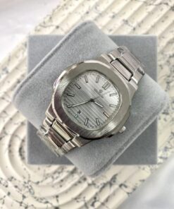 Mazzy Eşref Tek Model İçi Beyaz Patek Çelik Kol Saati
