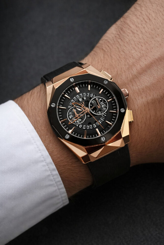 G-Sport POLO Hublot Model Silikon Erkek Takvimli Kol Saati - Görsel 2