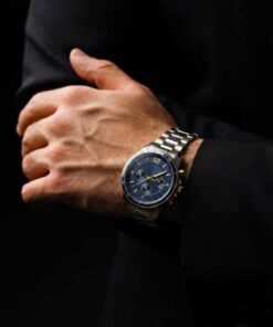 Evaa Jewelry Accessories Sarı Lacivert Özel Tasarım Taraftar Erkek Kol Saati - Şık Hediyelik Özel Kutusunda