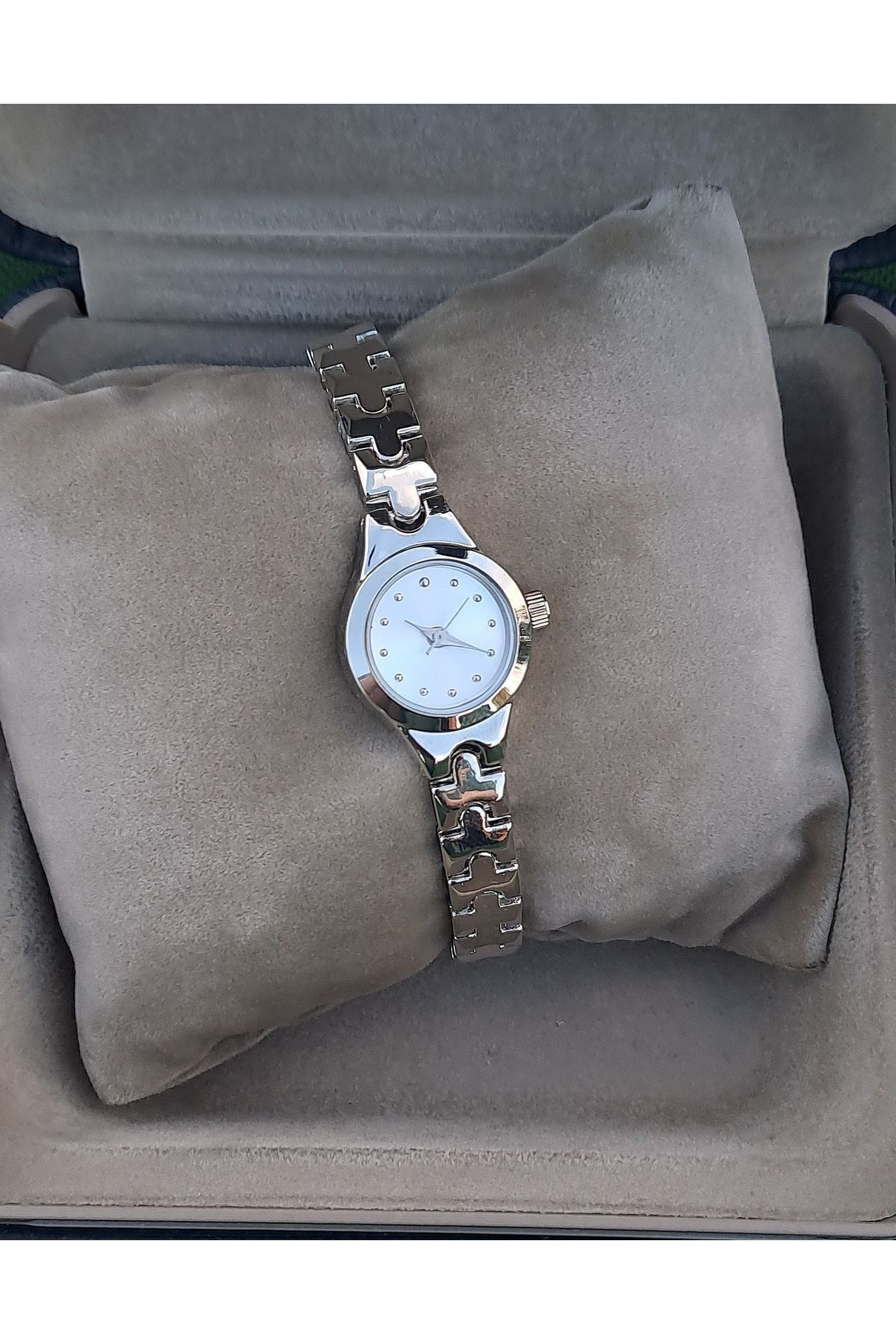 DARK BLANC 17.50 Cm Gümüş Renk Özel Seri Minimal Kol Saati Çok Ince Bilekli Lar Için - Görsel 3