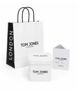 Tom Jones London Erkek kol saati orjinal gümüş petrol mavi renk çelik 3atm su gecirmez 2 yıl garantili faturalı - Görsel 3