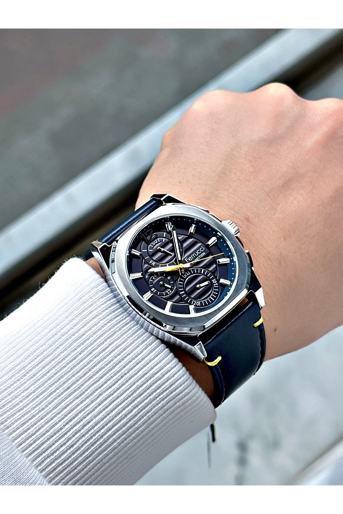 Ferrucci Function Fonksiyonlu 3 Atm Su Geçirmez Erkek Kol Saati - Görsel 3