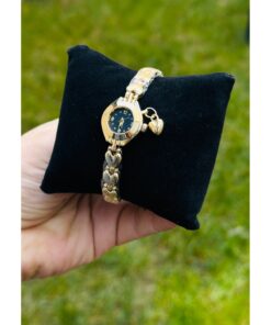 pullmarkt Love Serisi - Kalpli Charm Kadın Kol Saati Vintage