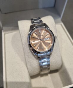 Seiko Metalik Çelik Bilezik 10 ATM Su Geçirmez Safir camlı Kadın Kol Saati - Görsel 3