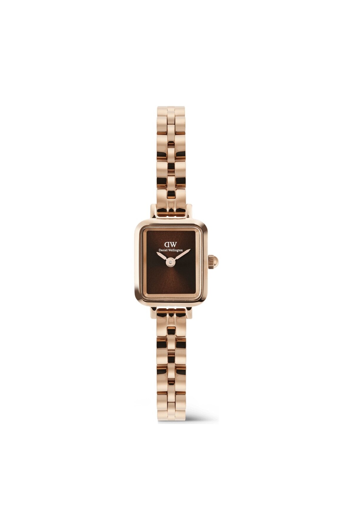 Daniel Wellington Quadro Mini 15.4x18.2 Arch 3-Link Amber Sunray RG DW00600849 Kol Saati