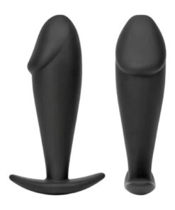 Lolita Shop Penis Başlı Soft Silikon Dokuda Vajina Ve Anal Alıştırıcı Genişletici Açıcı 10 Cm Anal Tıkaç Plug